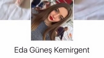 Eda Gunes Kemirgent Azgin Turk Kizi  Oksuyor