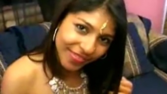 Indian Chick Takes On Two Cocks