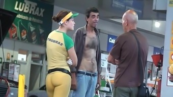 Tight Big Ass In Leggings