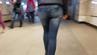 Hot Ass In Tight Jeans
