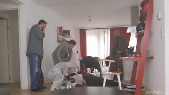 Very Slutty Miniskirt On A White Girl Taking Bbc In Her Cunt