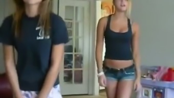 Homemade Clip With Us Girls Dancing In The Living Room