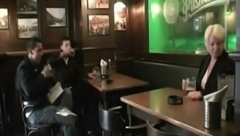 Hot Threesome With Totally Drunk Granny