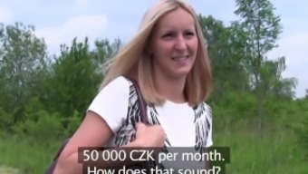Publicagent Amazing Natural Boobs Bounce As She Rides Cock
