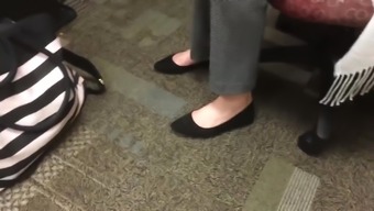 Candid Flats Shoeplay And Soles Au Bureau