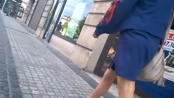 Nice Legs And Blue Heels 1