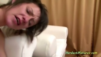 Dirty Mature Slut Gets Double Stuffed