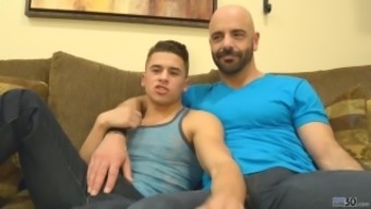 Behind The Scenes Mo30 - Macho Adam Russo & Cutie Armond Rizzo