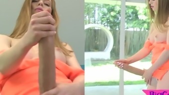 Masturbating Beauty Plays With Huge Sextoy