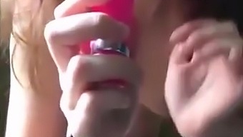 Goth Chick Masturbating On Periscope