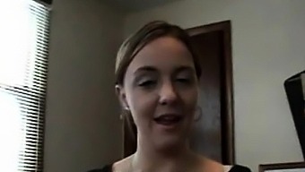 Playing With A Hard Cock Using Mouth And Satin Panties