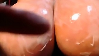 Huge Tits Greased Up