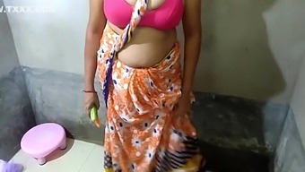 Caught Sister Masturbating Both Hole In Bathroom Cum On Boob