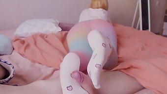 Cutesy Russian Pawg Uses Feet, Pussy And Ass To Make Her Boyfriend Cum