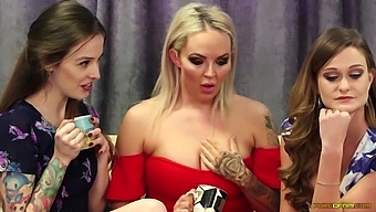 Honour May And Kylie Nymphette Having Fun With A Dick - Hd