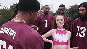 Aliya Brynn Loves During Rough Interracial Gangbang - Hd.