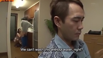 Asian Wife Gets A Blowjob From Her Husband'S Friend