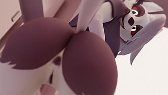 Loona'S Big Booty Gets Filled With Cream In This Animated Cowgirl Scene