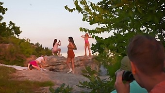 Hardcore Outdoor Group Sex With Beautiful Elise Moon