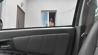 Full Length Video Of A Big Natural Tits Mature Woman Washing Windows