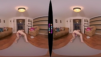 British Redhead Solo Female Strip And Jerk Off Instructions In A Wankitnowvr Video.