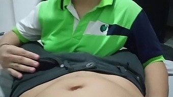 Beautiful Spanish Maid With Small Bosom Welcomes My Large Penis In Her Mouth.
