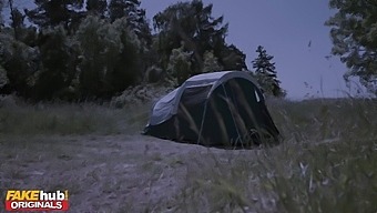 Redhead Amateur Gets Anal Training Outdoors