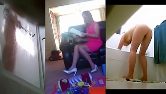 Carrie'S Hidden Cam Captures Her Dressing And Undressing