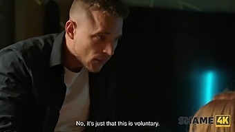 Voluptuous Mature Woman In Lingerie And Stockings Prepares For Bdsm Play With Partner, Interrupted By Unexpected Encounter With Neighbor