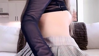 Young Japanese Girl'S Solo Softcore Anal Masturbation Session