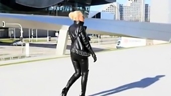 Latex And Bdsm Fetish Play With A Submissive Doll